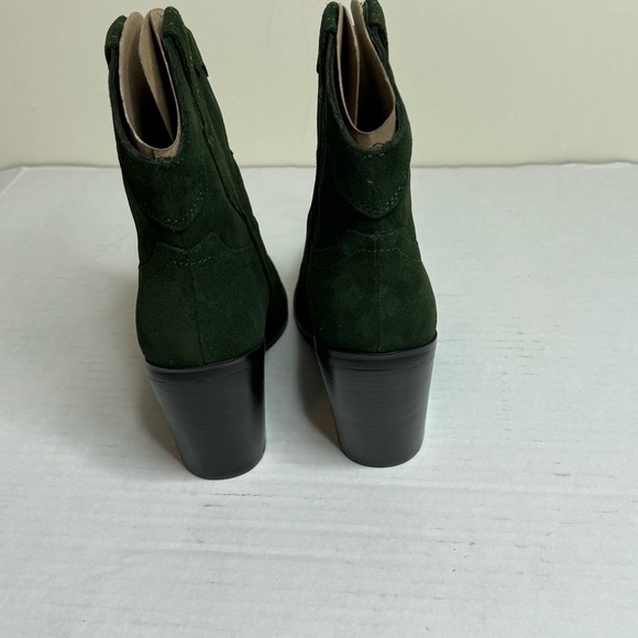 Marc Fisher Dark Green Gona Western Bootie NEW Size 9M - Picture 7 of 10